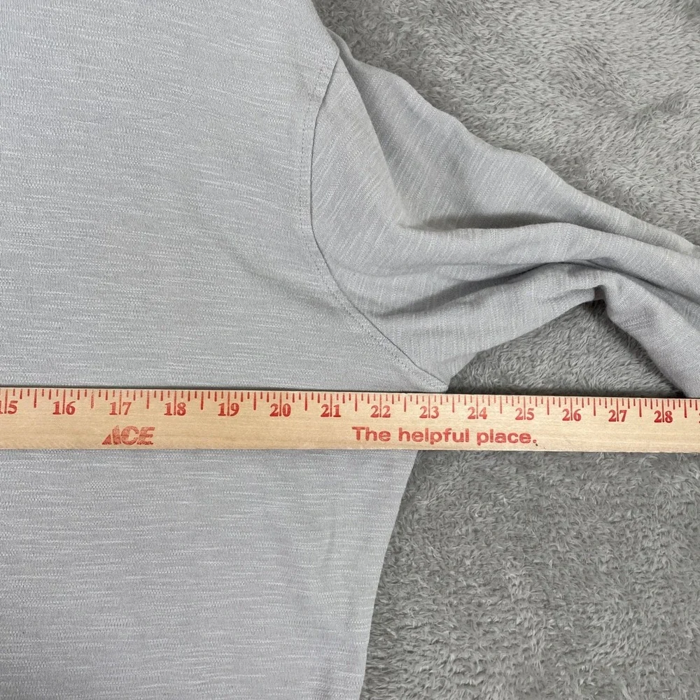 Fish Hippie Co Quarter Zip Pullover Mens Large Gray Waterside Original Coastal